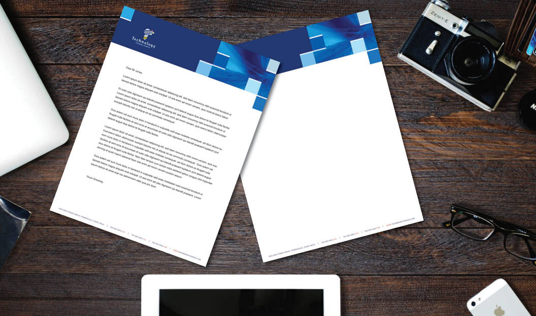 watermarked stationery